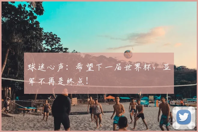 球迷心声：希望下一届世界杯，亚军不再是终点！